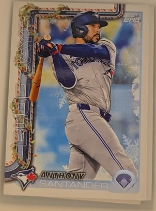 2025 Topps Holiday #H14 Anthony Santander — front