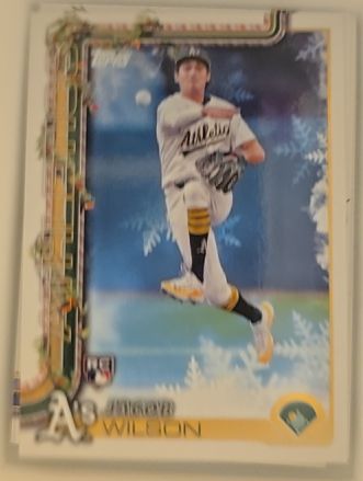 2025 Topps Holiday #H4 Jacob Wilson — front