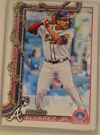 2025 Topps Holiday #H183 Nacho Alvarez Jr. — front