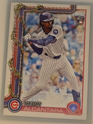 2025 Topps Holiday #H109 Kevin Alcantara — front