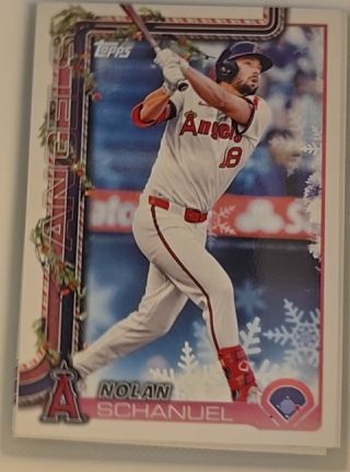 2025 Topps Holiday #H55 Nolan Schanuel — front