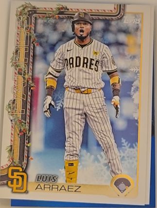 2025 Topps Holiday #H151 Luis Arraez — front