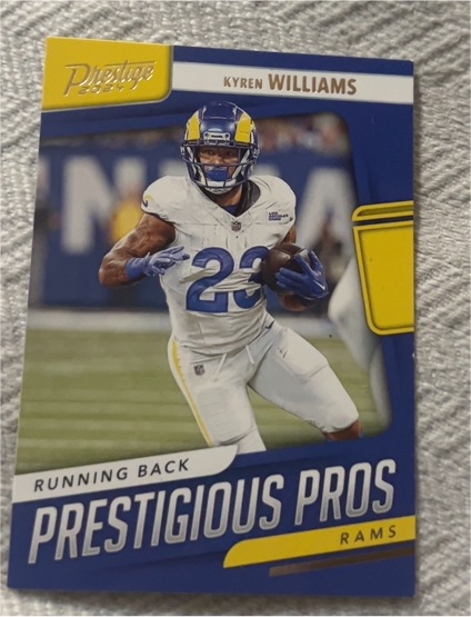 2024 Panini Prestige Prestigious Pros #PP-KWS Kyren Williams — front