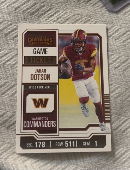 2023 Panini Contenders #99 Jahan Dotson — front
