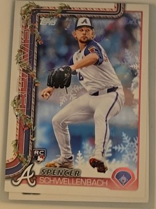 2025 Topps Holiday #H199 Spencer Schwellenbach — front