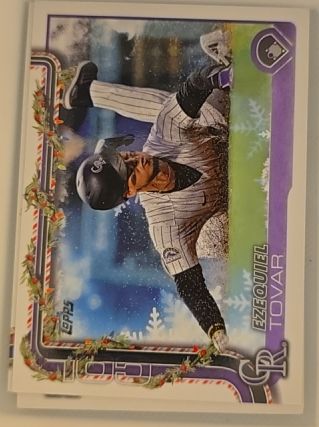 2025 Topps Holiday #H145 Ezequiel Tovar — front