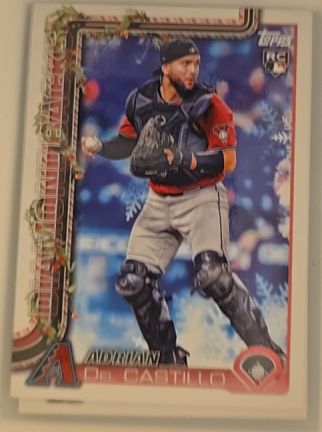 2025 Topps Holiday #H181 Adrian Del Castillo — front