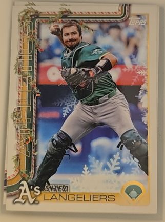 2025 Topps Holiday #H102 Shea Langeliers — front
