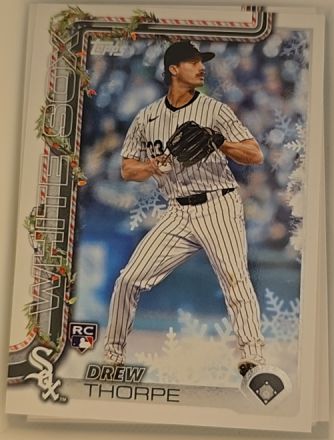 2025 Topps Holiday #H6 Drew Thorpe — front