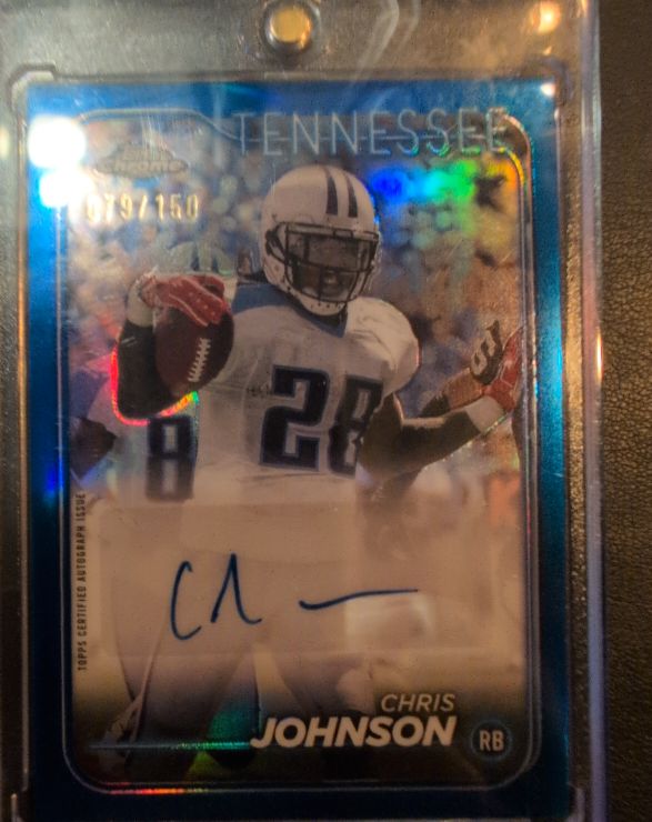 2024 Topps Chrome Football #079 Chris Johnson — front