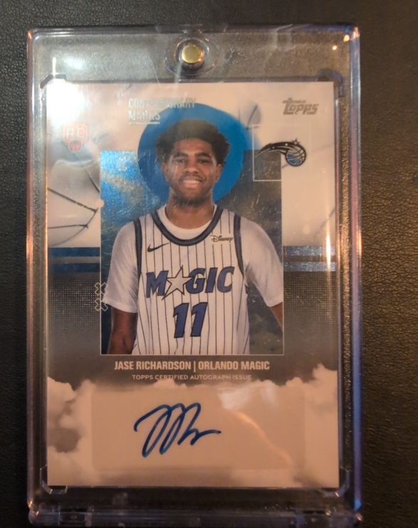 2025-26 Topps Basketball Contemporary Marks #CM-JR Jase Richardson — front