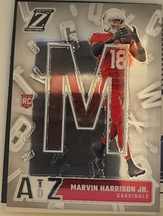 2024 Panini Zenith #13 Marvin Harrison Jr. A to Z — front