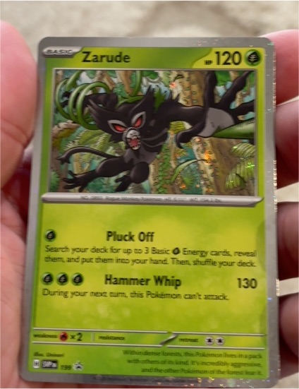 2025 Pokémon SV Black Star Promo #199 Zarude — front