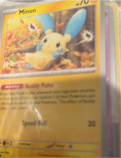 2023 Pokémon SV04: Paradox Rift #061 Minun — front