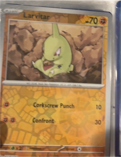 2023 Pokémon #105 Larvitar — front