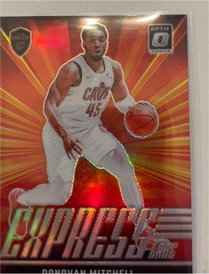 2024-25 Panini Donruss Optic #12 Donovan Mitchell Express Lane — front