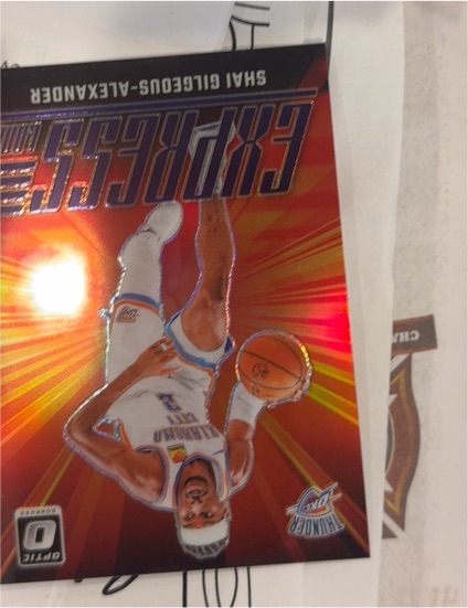 2024-25 Donruss Optic #24 Shai Gilgeous-Alexander Express Lane Holo Prizm — front