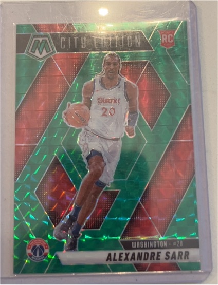 2023 Panini Mosaic City Edition RC Alexandre Sarr — front