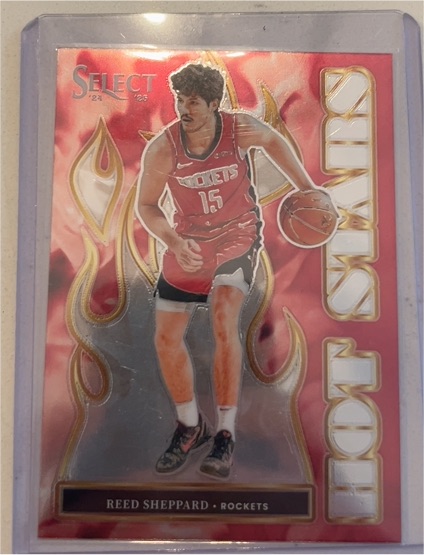 2024-25 Panini Select #6 Reed Sheppard Hot Stars — front
