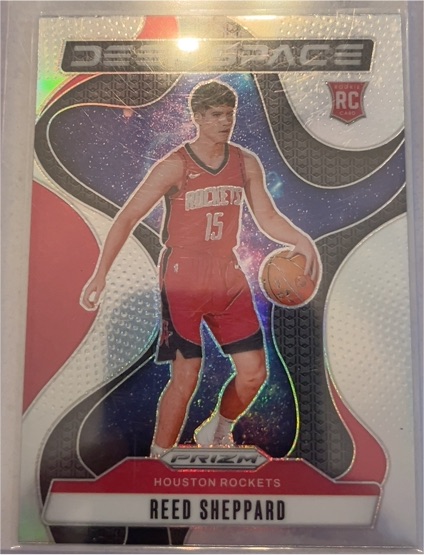 2024-25 Panini Prizm #6 Reed Sheppard Deep Space — front