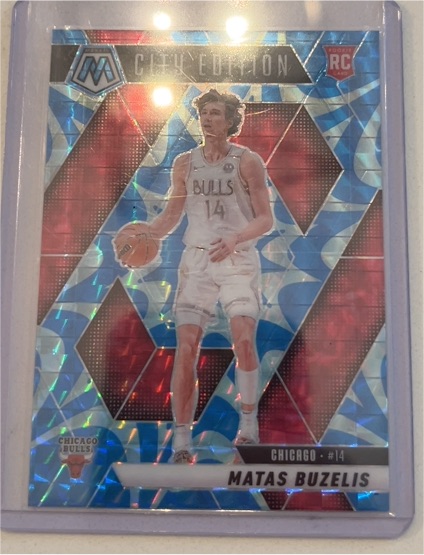 2024-25 Panini Mosaic City Edition #273 Matas Buzelis — front