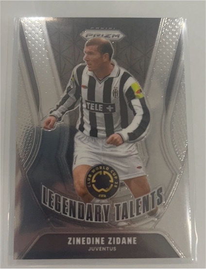 2025 Panini Prizm FIFA Club World Cup #12 Zinedine Zidane Legendary Talents — front