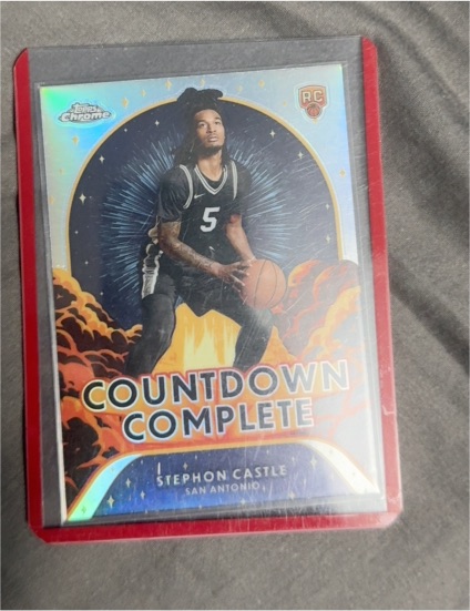 2024-25 Topps Chrome #CC-13 Stephon Castle Countdown Complete RC — front