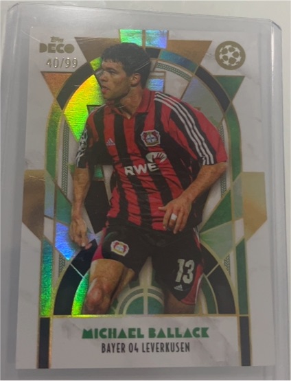 2001 Topps Deco #40 Michael Ballack — front