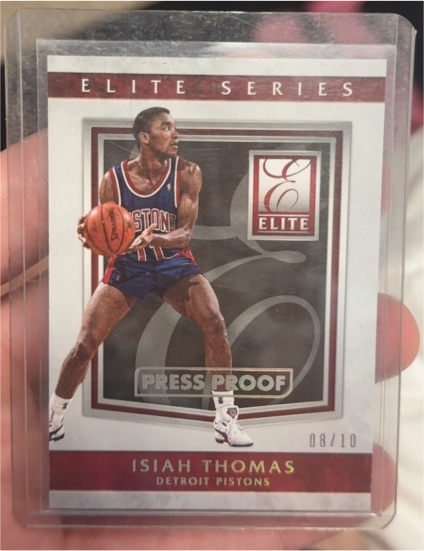 2015-16 Donruss Elite Series #1 Isiah Thomas — front