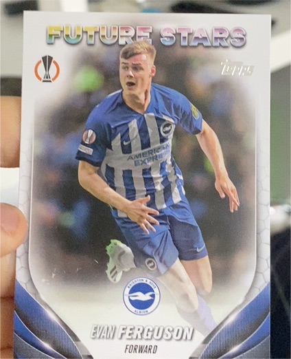 2023-24 Topps UEFA Club Competitions #1 Evan Ferguson — front