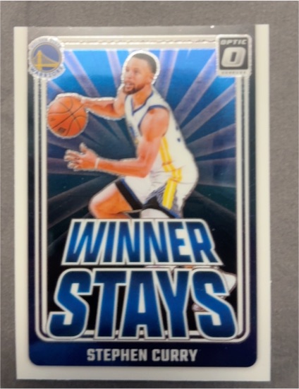 2024-25 Panini Donruss Optic #3 Stephen Curry Winner Stays — front