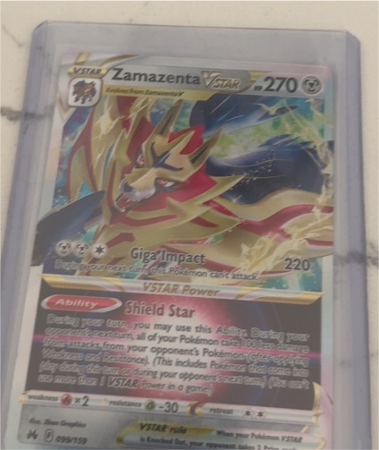 2023 Pokémon Sword and Shield Crown Zenith #099 Zamazenta VSTAR — front