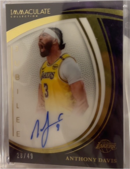 2023-24 Panini Immaculate Collection Jubilee #28/49 Anthony Davis — front