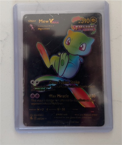 2021 Pokémon Sword & Shield Fusion Strike #268/264 Mew VMAX — front