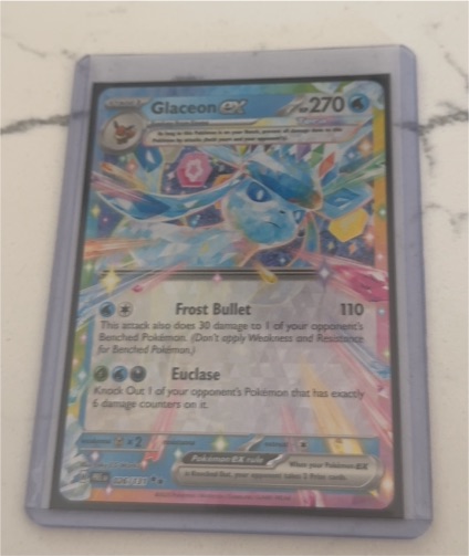 2025 Pokémon TCG Glaceon EX 026/131 — front