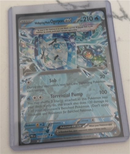 2023 Pokémon Scarlet & Violet Twilight Masquerade #064 Wellspring Mask Ogerpon EX — front