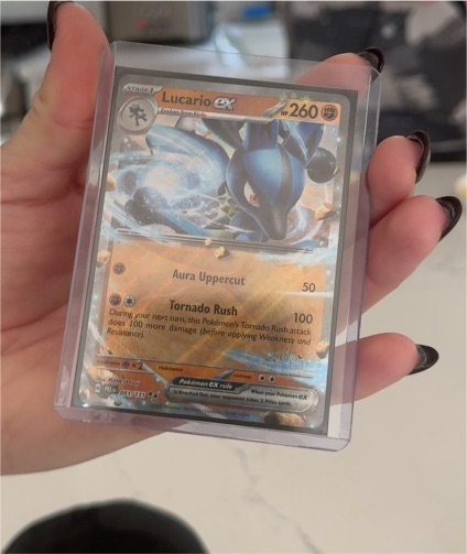 2025 Pokémon TCG Prismatic Evolutions #051 Lucario ex — front