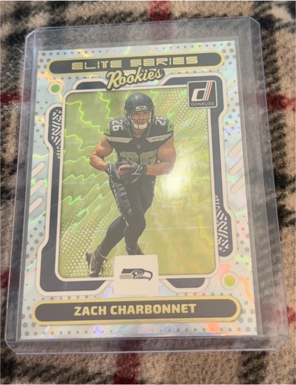 2023 Panini Donruss Elite Series Rookies #16 Zach Charbonnet — front