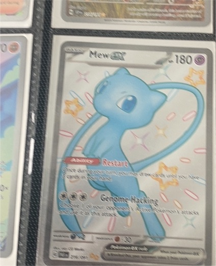 2024 Pokémon SV4a #327 Mew ex Shiny Treasure — front