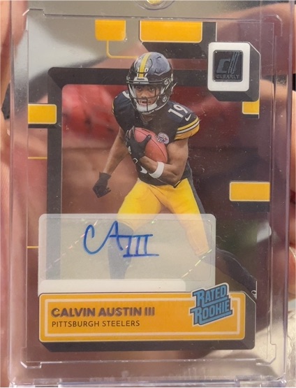 2022 Panini Clearly Donruss #86 Calvin Austin III — front