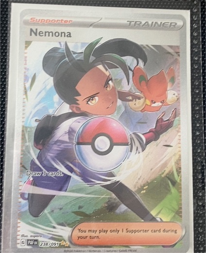 2023 Pokémon Paldean Fates #238 Nemona — front