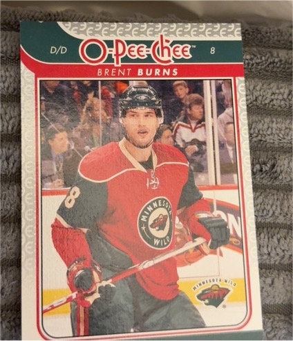 2009-10 O-Pee-Chee #8 Brent Burns — front