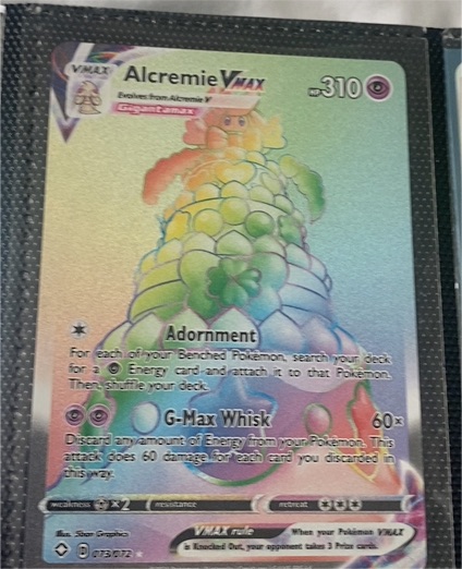 2021 Pokémon TCG Shining Fates #073 Alcremie VMAX — front