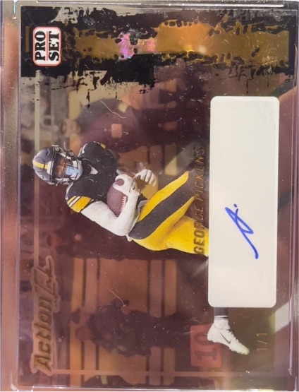 2023 Pro Set Action Ink #AI-GP1 George Pickens — front