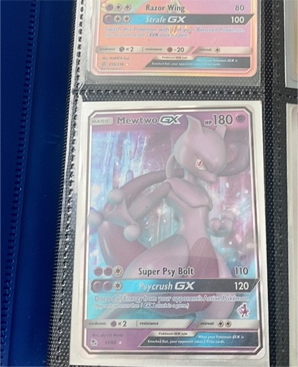 2019 Pokémon Sun & Moon Hidden Fates #31 Mewtwo GX — front