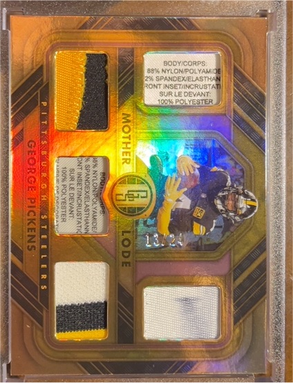 2023 Panini Gold Standard #ML-19 George Pickens Mother Lode #/299 — front