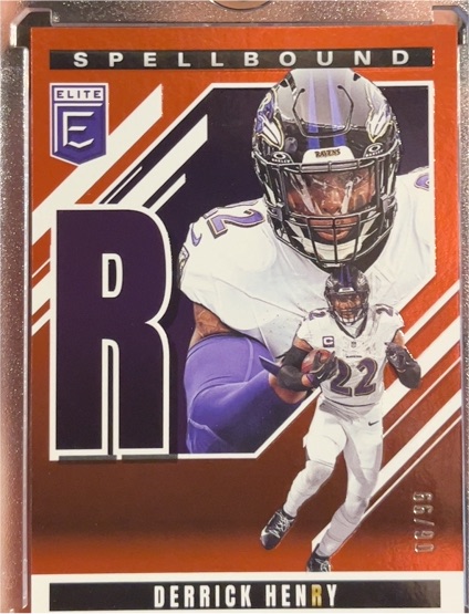 2025 Panini Donruss Elite #32 Derrick Henry Spellbound Pink — front