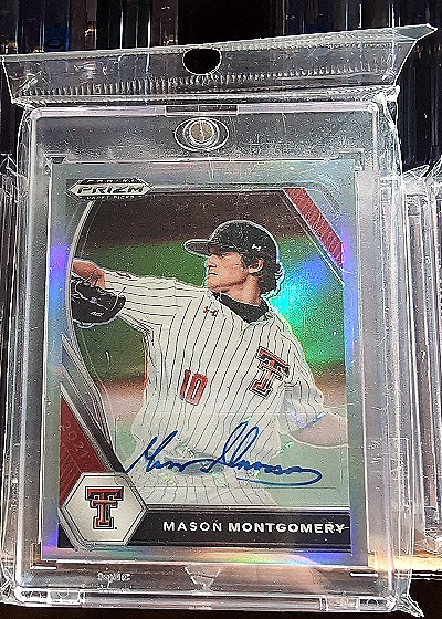2021 Panini Prizm Draft Picks Mason Montgomery — back