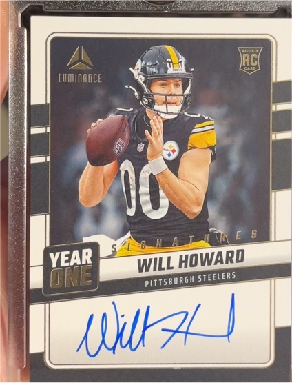 2025 Panini Luminance Year One Signatures #YOS-WHD Will Howard — front