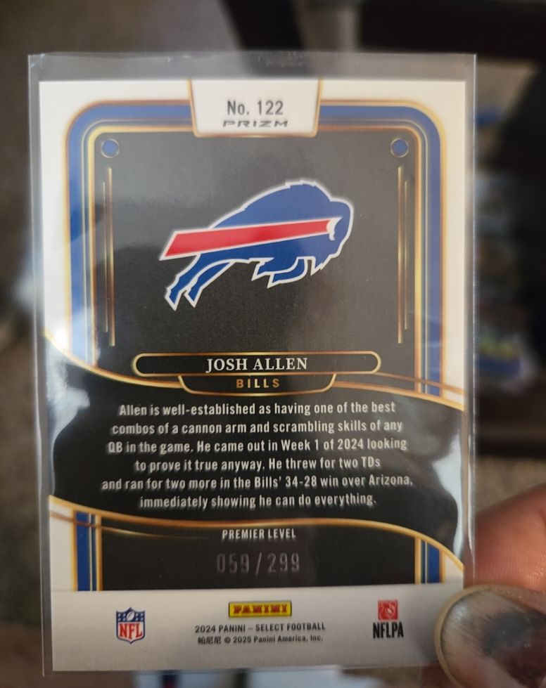 2024 Panini Select Premier Level #122 Josh Allen — front